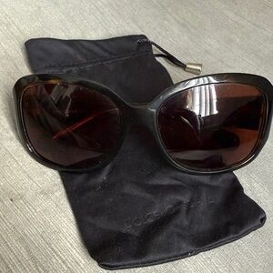 D&G Black Sunglasses with Dark Lenses